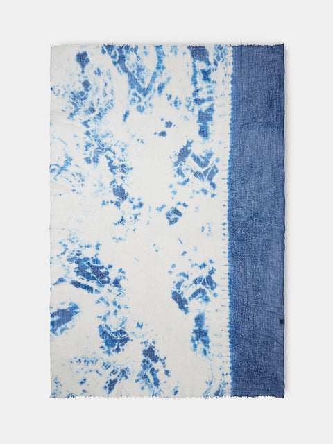 Suzusan - Shibori Cashmere Featherweight Shawl | One Size -  - ABASK - 