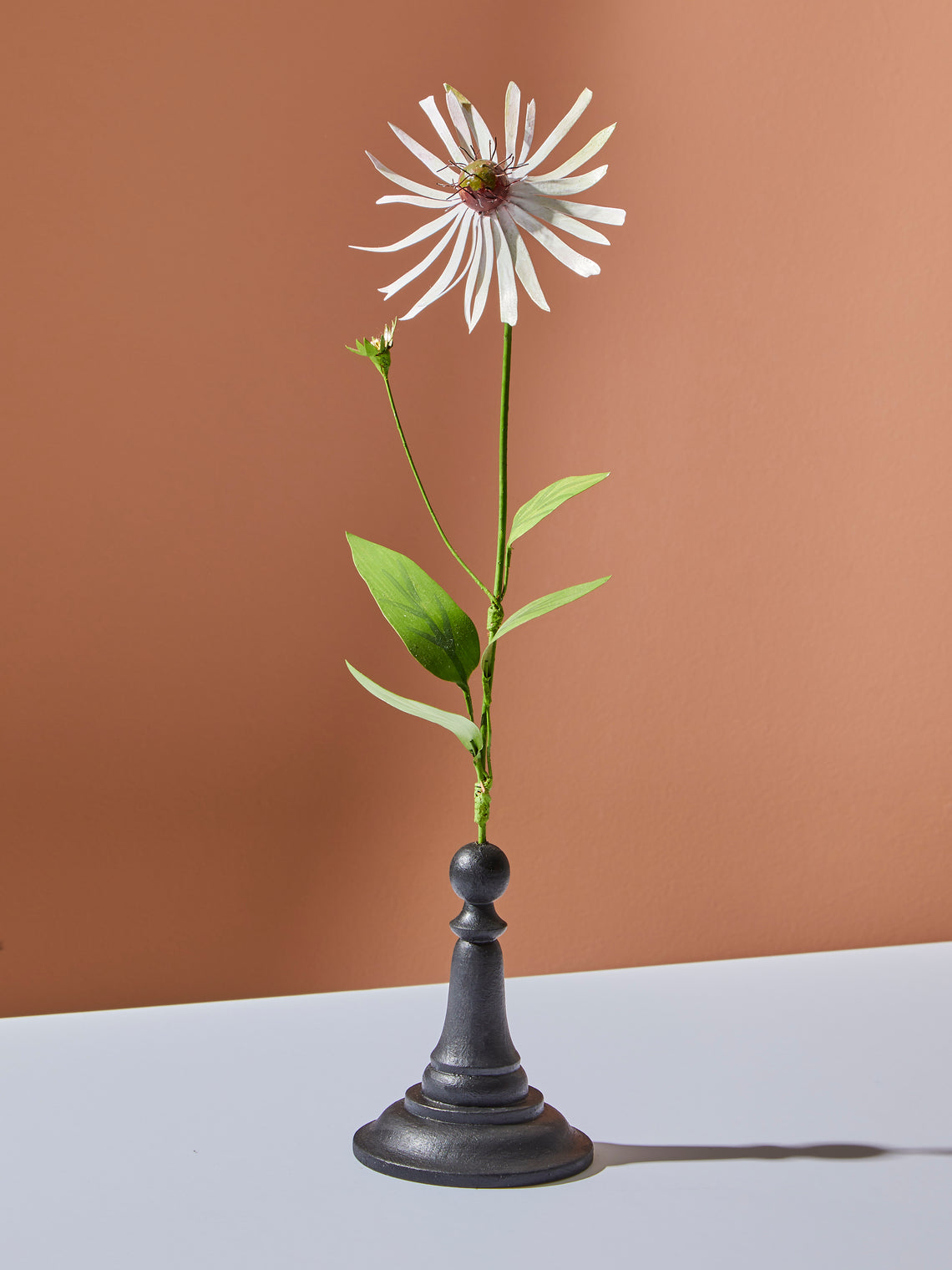 Erbavoglio Milano - Hand-Painted Copper Ornamental Flower - White - ABASK