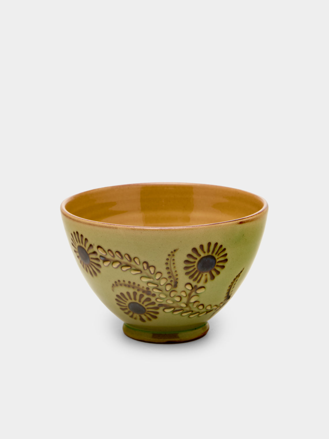 Poterie d’Évires - Flowers Hand-Painted Ceramic Bowls (Set of 6) - Multiple - ABASK