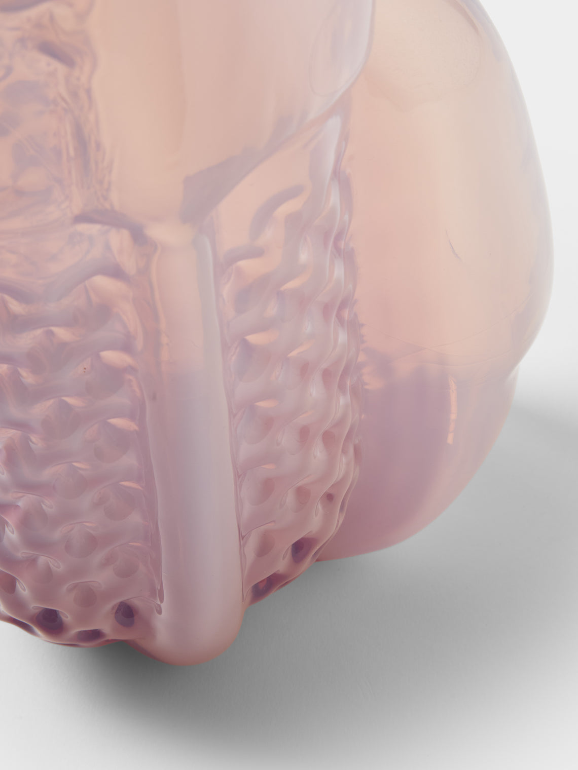 Hana Hillerová - Remix Hand-Blown Glass Vessel (12.5in/32cm) - Pink - ABASK