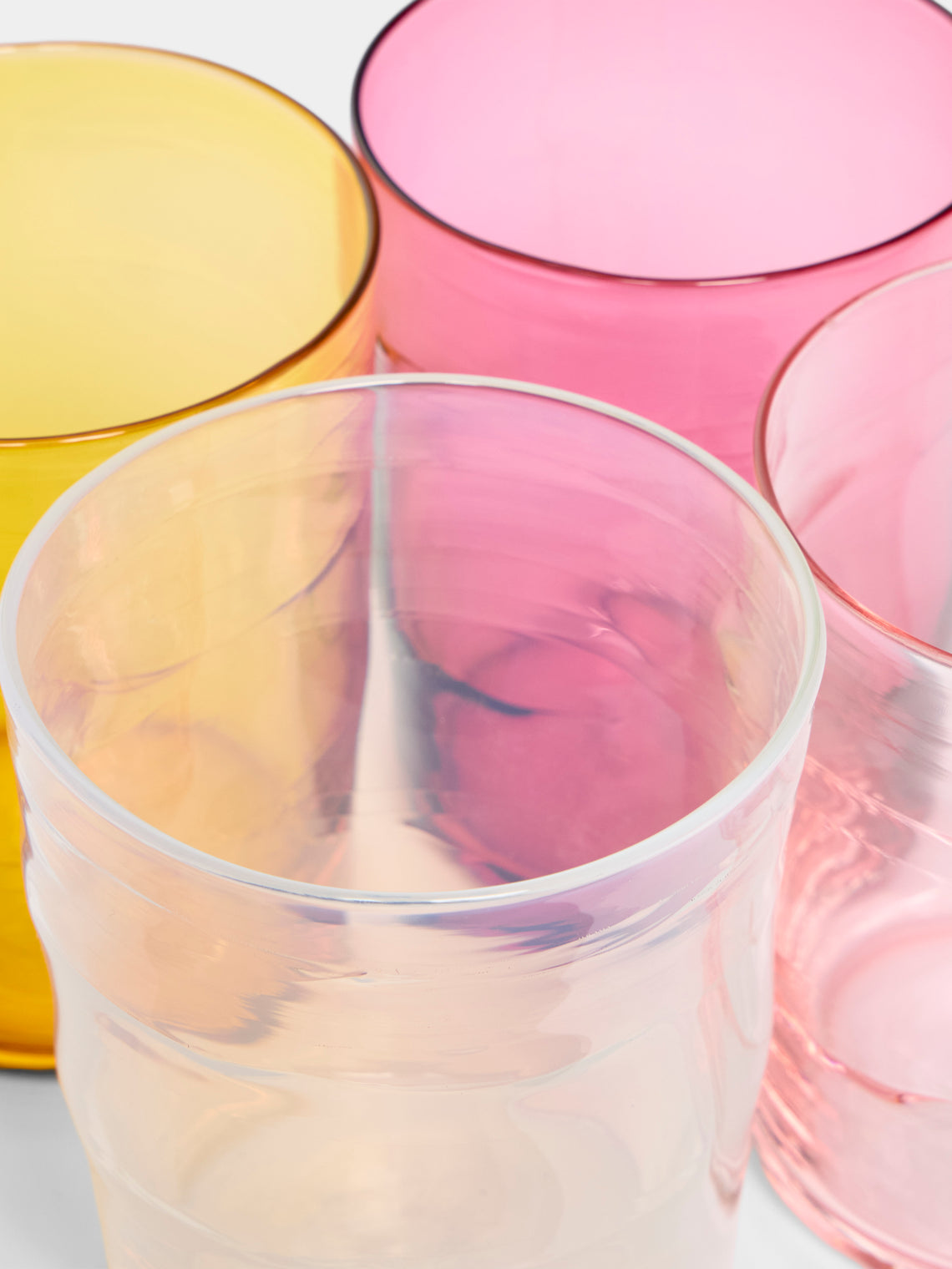 Michael Ruh Studio - Spring Fade Hand-Blown Glass Highballs (Set of 4) - Multiple - ABASK