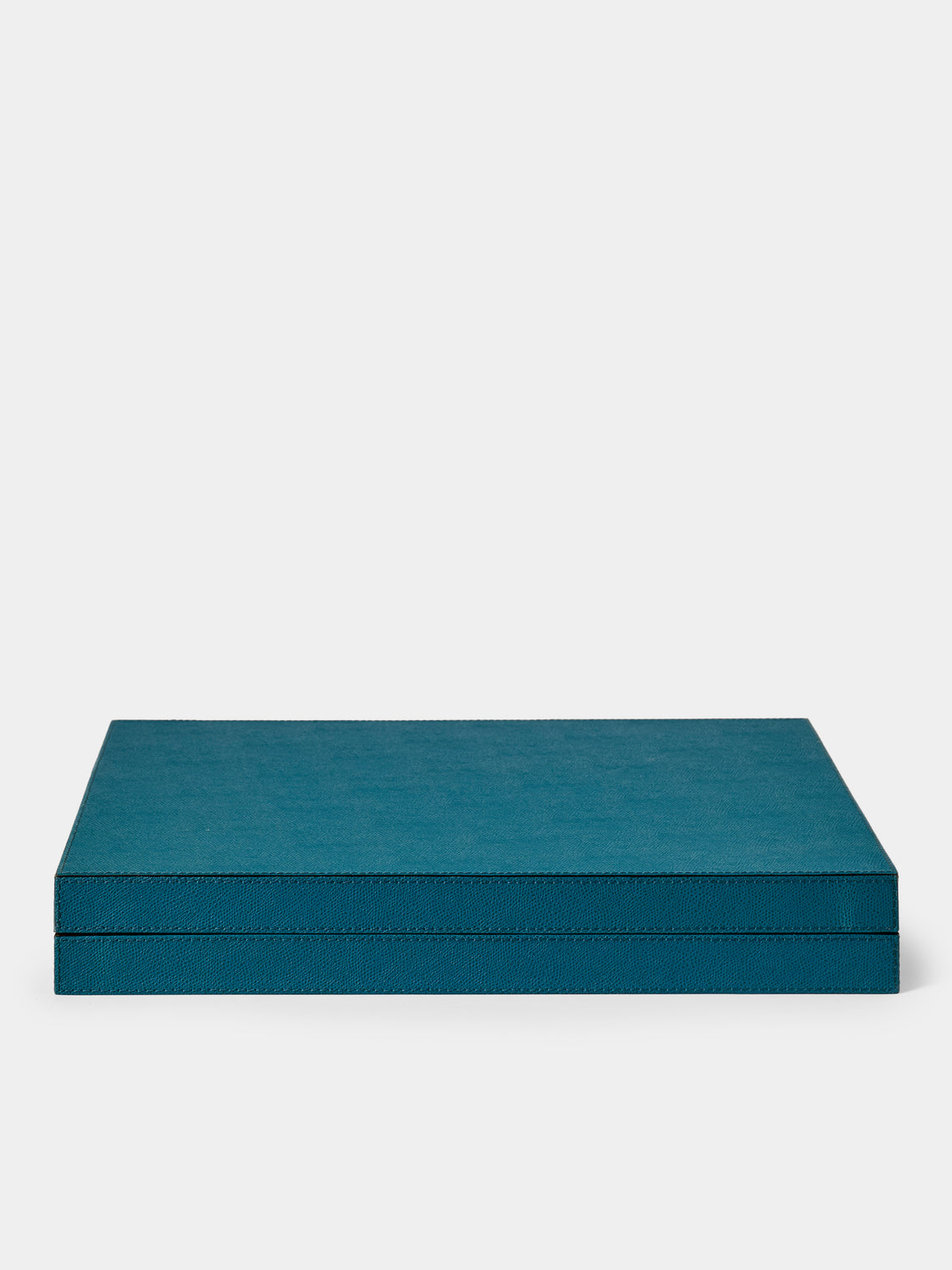 Giobagnara - Leather Backgammon Set - Navy - ABASK