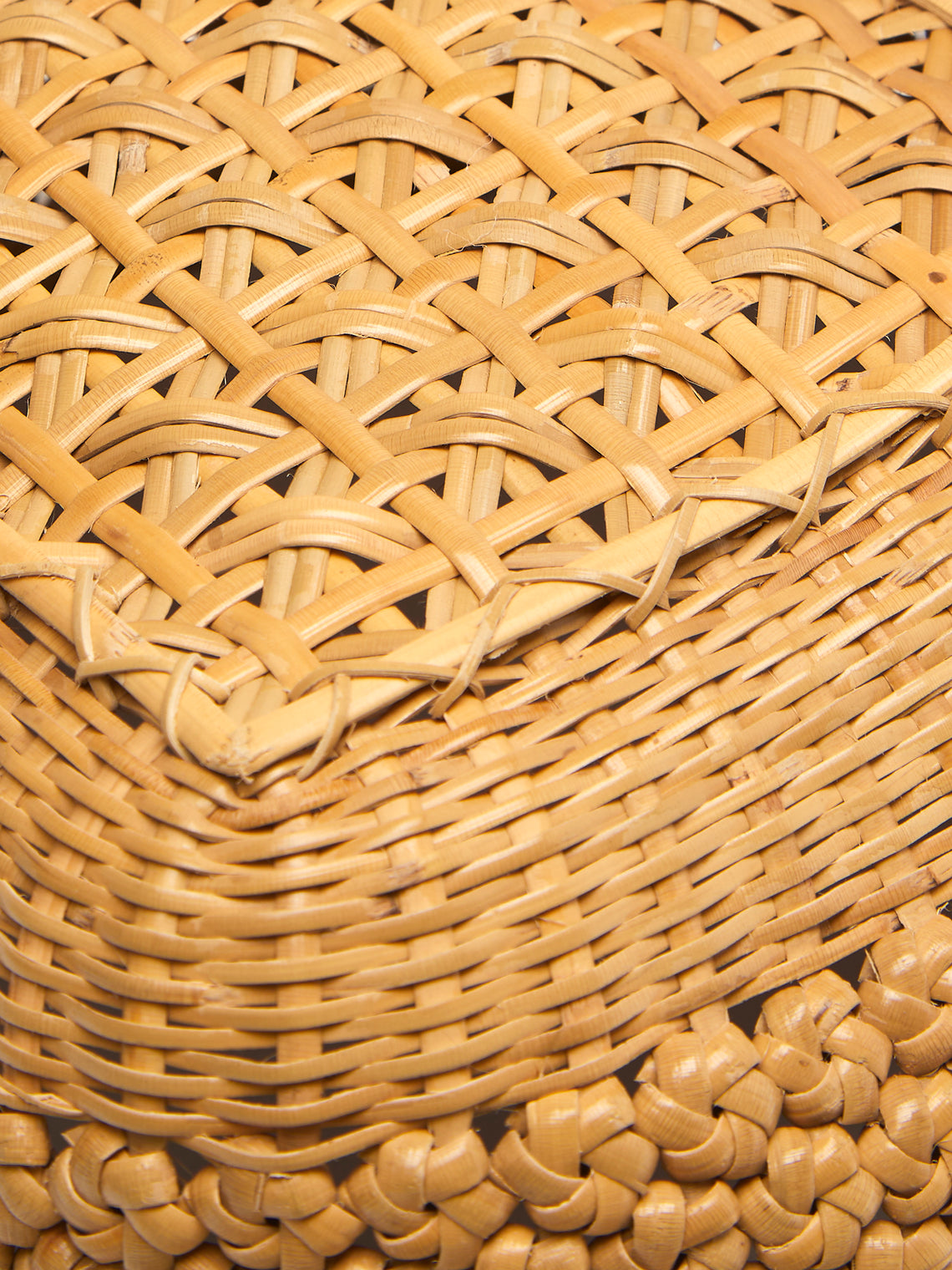 Junpei Kawaguchi - Hand-Braided Rattan Flower Basket - Brown - ABASK