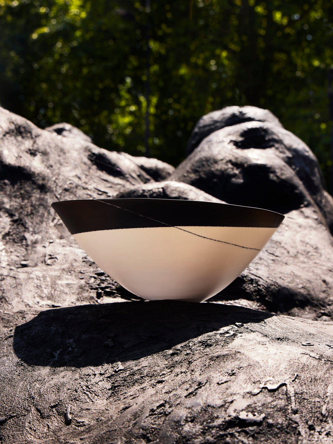 Fractured Reality Hand-Thrown Ceramic Bowl