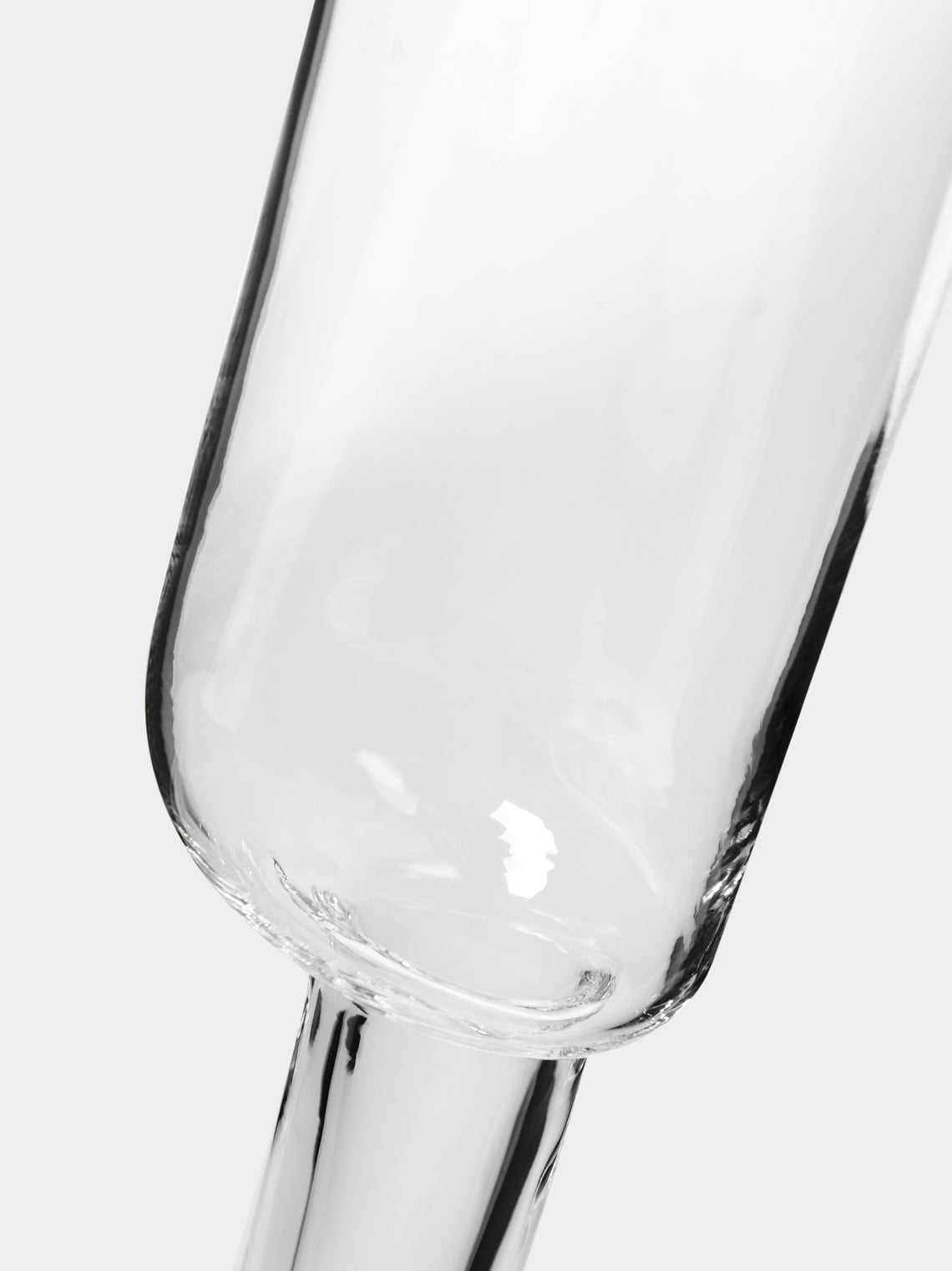 Carlo Moretti - Asymmetric Hand-Blown Murano Glass Champagne Flute - ABASK