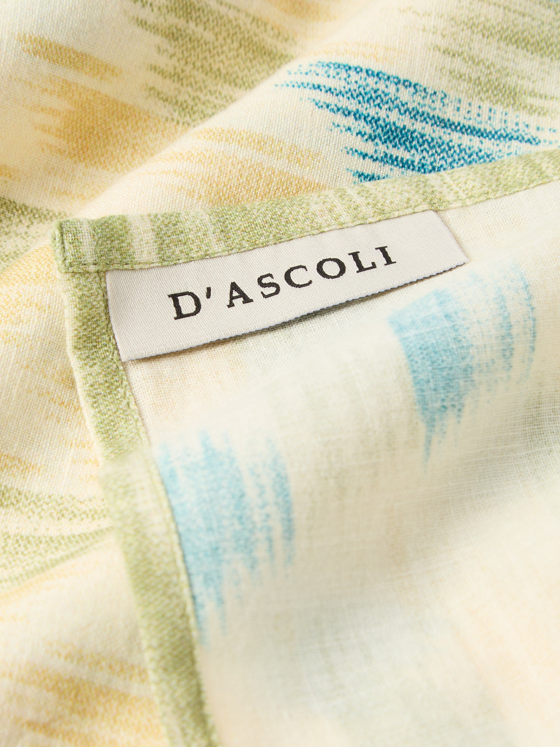 D'Ascoli - | Set of 4 | Caravan Printed Cotton Napkins - Cream - ABASK