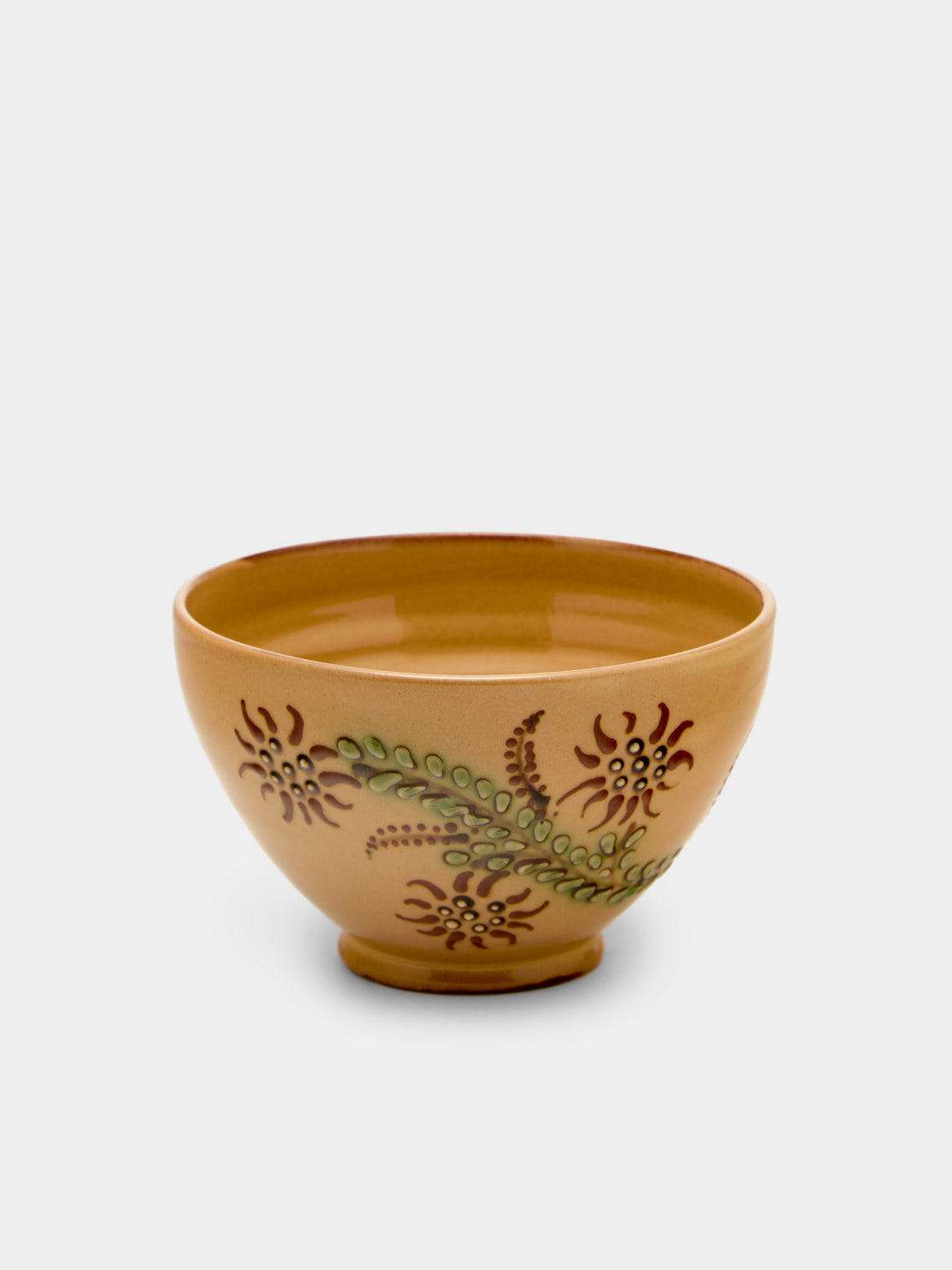 Poterie d’Évires - Flowers Hand-Painted Ceramic Bowls (Set of 6) - Multiple - ABASK
