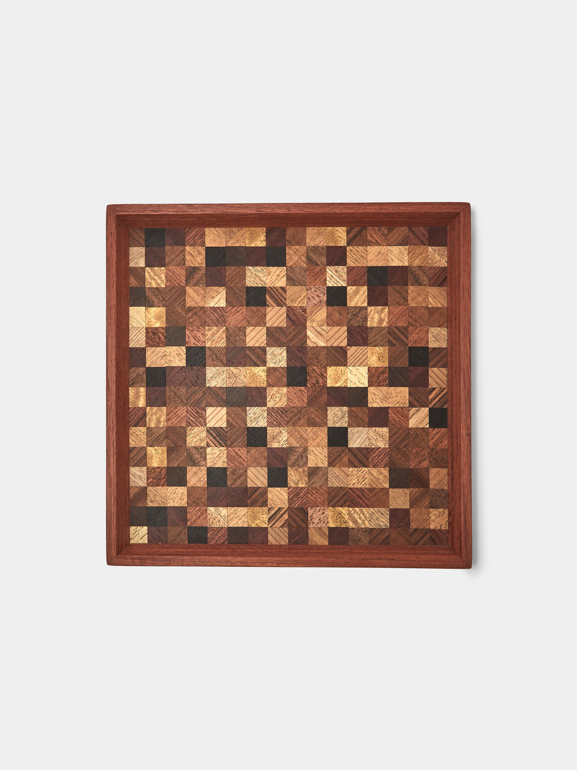 Mori Kougei - Poke Wood Square Tray (10.5in/26.5cm) - Multiple - ABASK - 