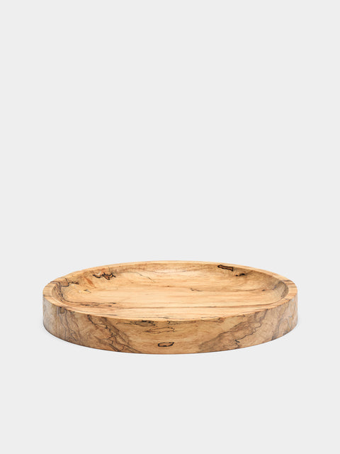 Bird & Branch - Fairlight Hand-Turned Spalted Beech Extra Large Platter - Natural - ABASK - 