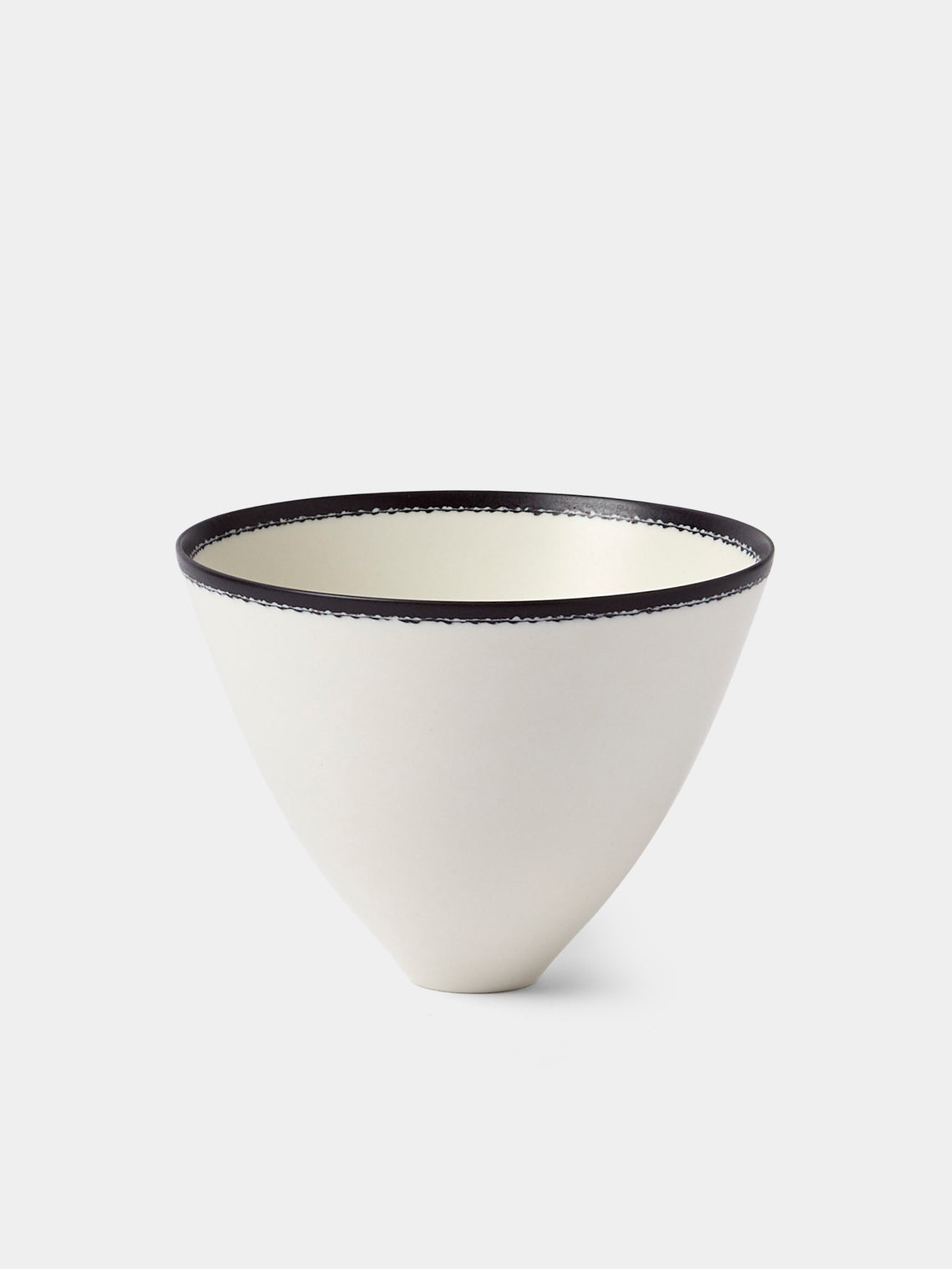Paul James Ceramics - | Set of 2 | Fractured Reality Hand-Thrown Ceramic Bowls - White - ABASK