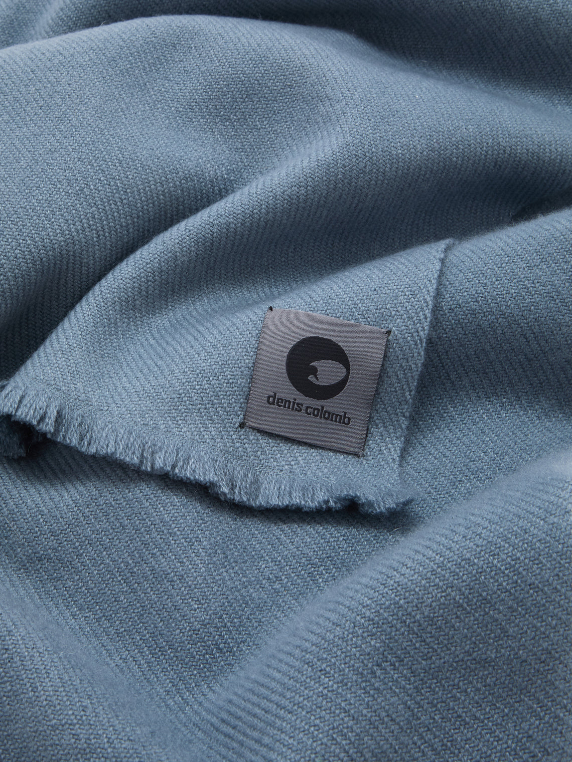 Denis Colomb - Cashmere Throw (79in/2m) - Blue - ABASK