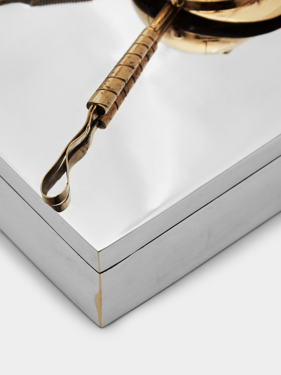 Antique and Vintage - 1960s Polo Silver-Plated and Gold-Plated Box -  - ABASK