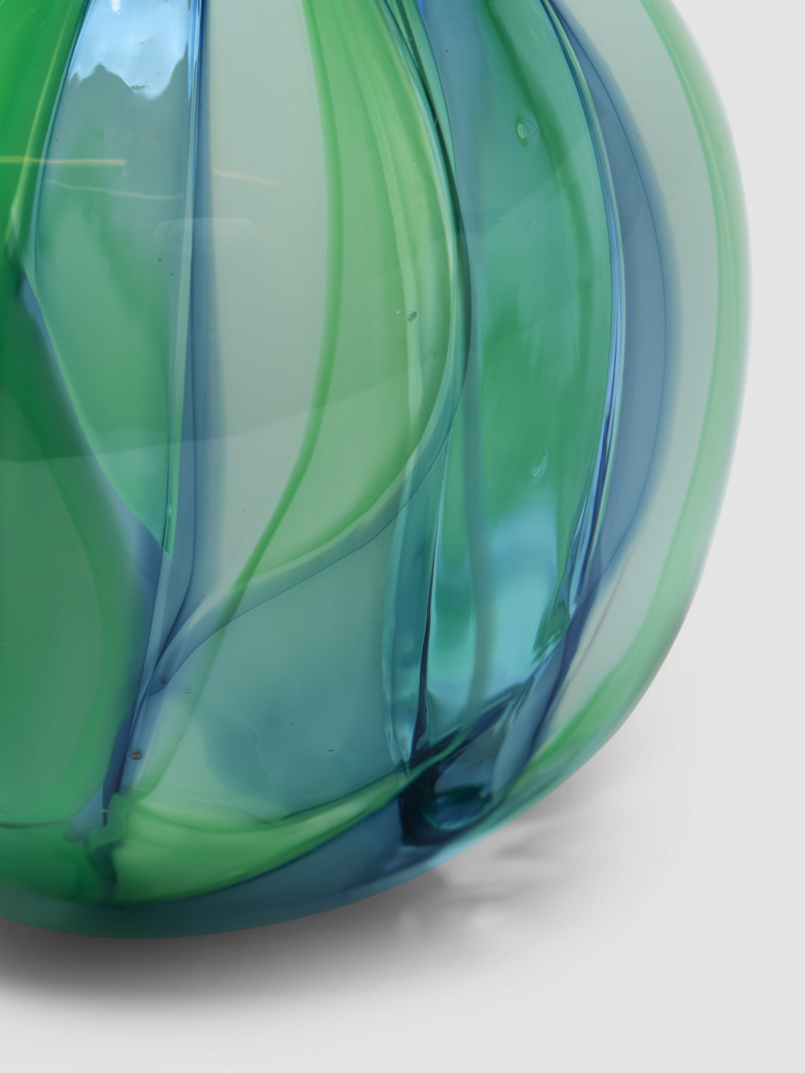 Moonarij - Babymoon Hand-Blown Glass Vase (4.5in/12cm) - Green - ABASK