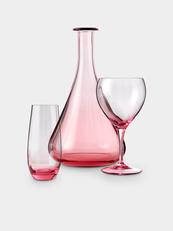 Moser - Optic Hand-Blown Crystal Collection - Pink - ABASK - 