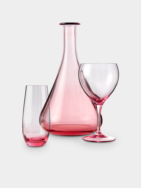 Moser - Optic Hand-Blown Crystal Collection - Pink - ABASK - 