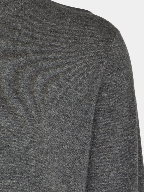 Arch4 - Bene Baby Goat Cashmere Crew-Neck Sweater | Size: M - Gray - ABASK