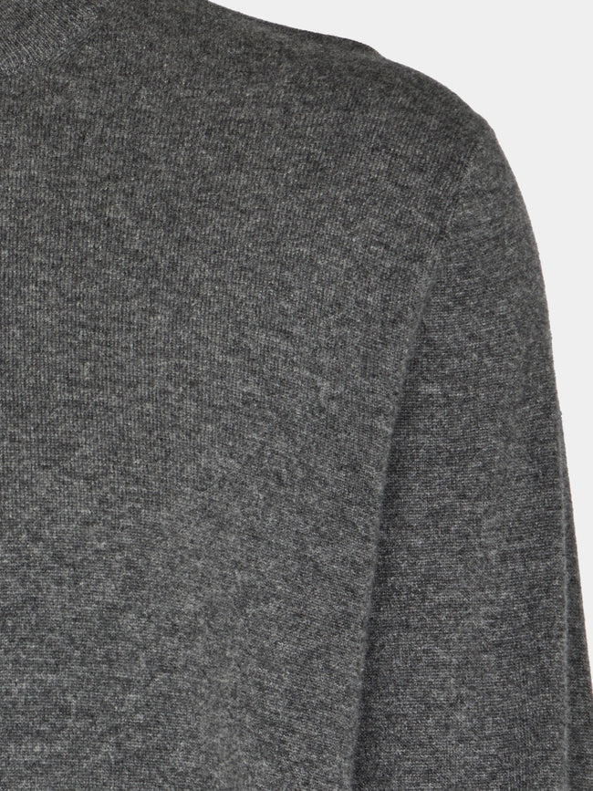 Arch4 - Bene Baby Goat Cashmere Crew-Neck Sweater | Size: M - Gray - ABASK