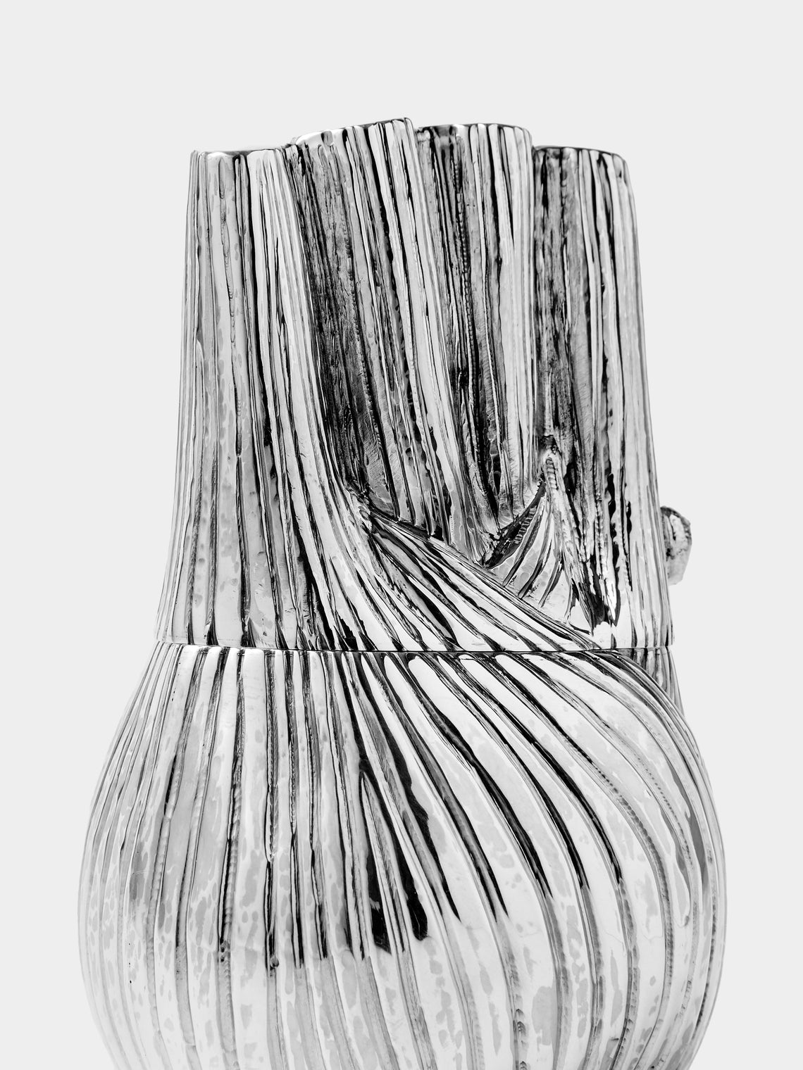 Milanese Silver - Fennel Sterling Silver Pepper Mill - Silver - ABASK