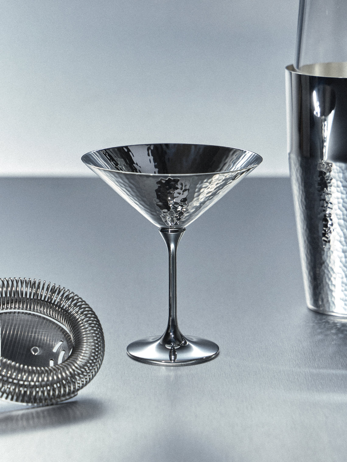 Robbe & Berking - Martelé Silver-Plated Cocktail Coupe - Silver - ABASK