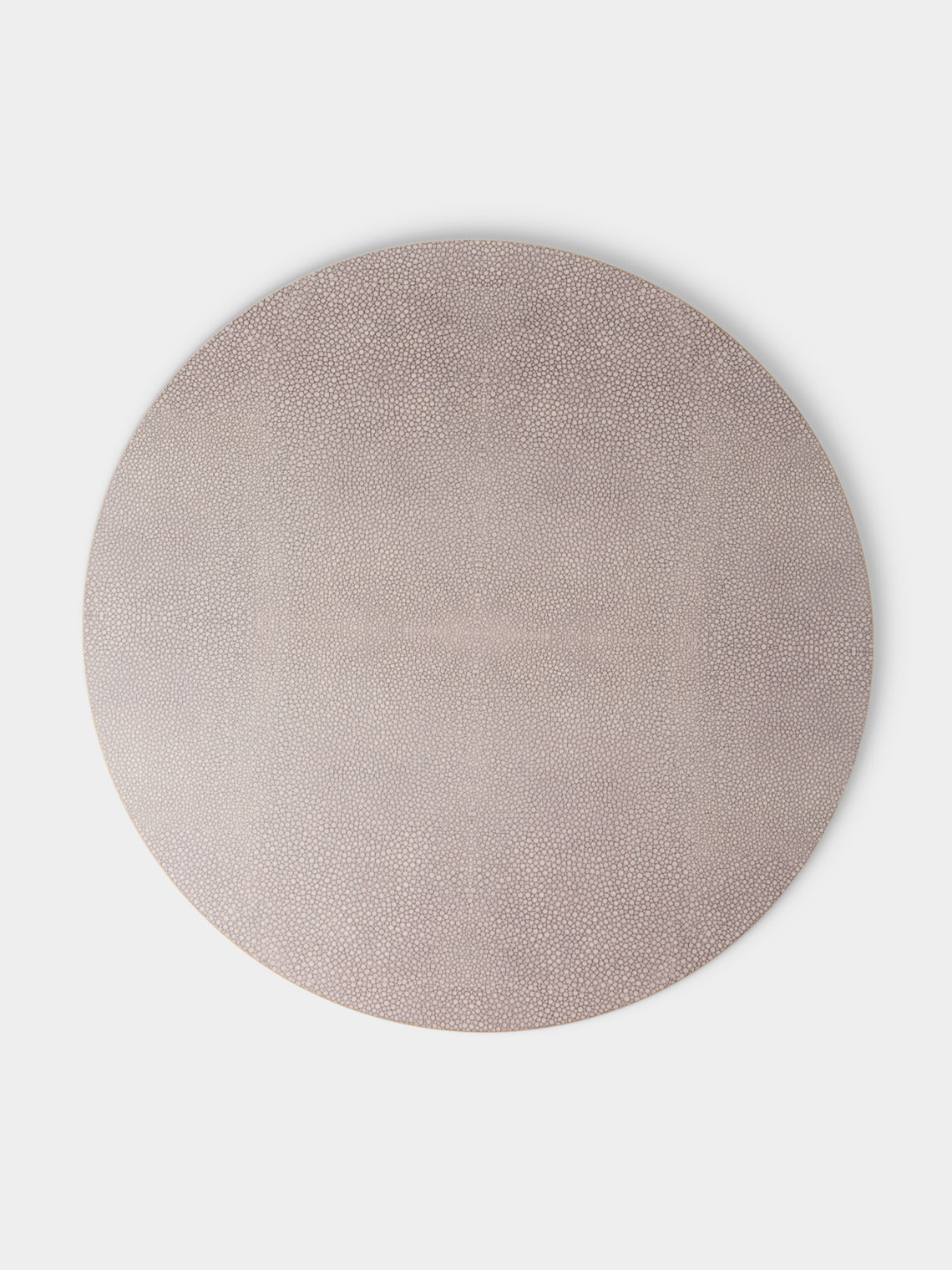 HestiaLiving - | Set of 4 | Prestige Faux Shagreen Placemats - Brown - ABASK - 