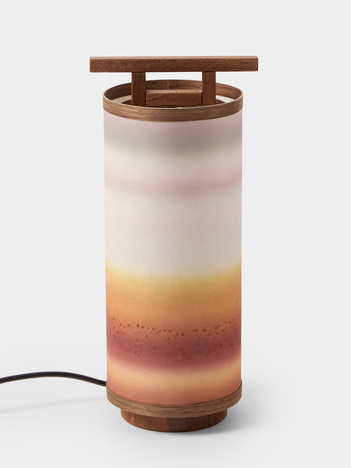 Maxime Prange - Torii Walnut and Washi Paper Small Table Lamp - Multiple - ABASK