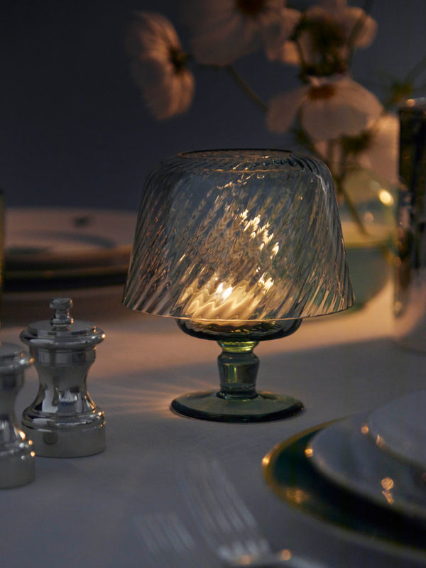 Mun Deluxe Brand Venezia - Hand-Blown Glass Small Lantern -  - ABASK