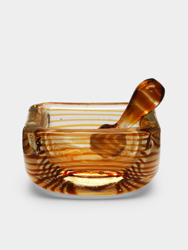 Antique and Vintage - 1960s Ercole Barovier Murano Glass Ashtray -  - ABASK - 