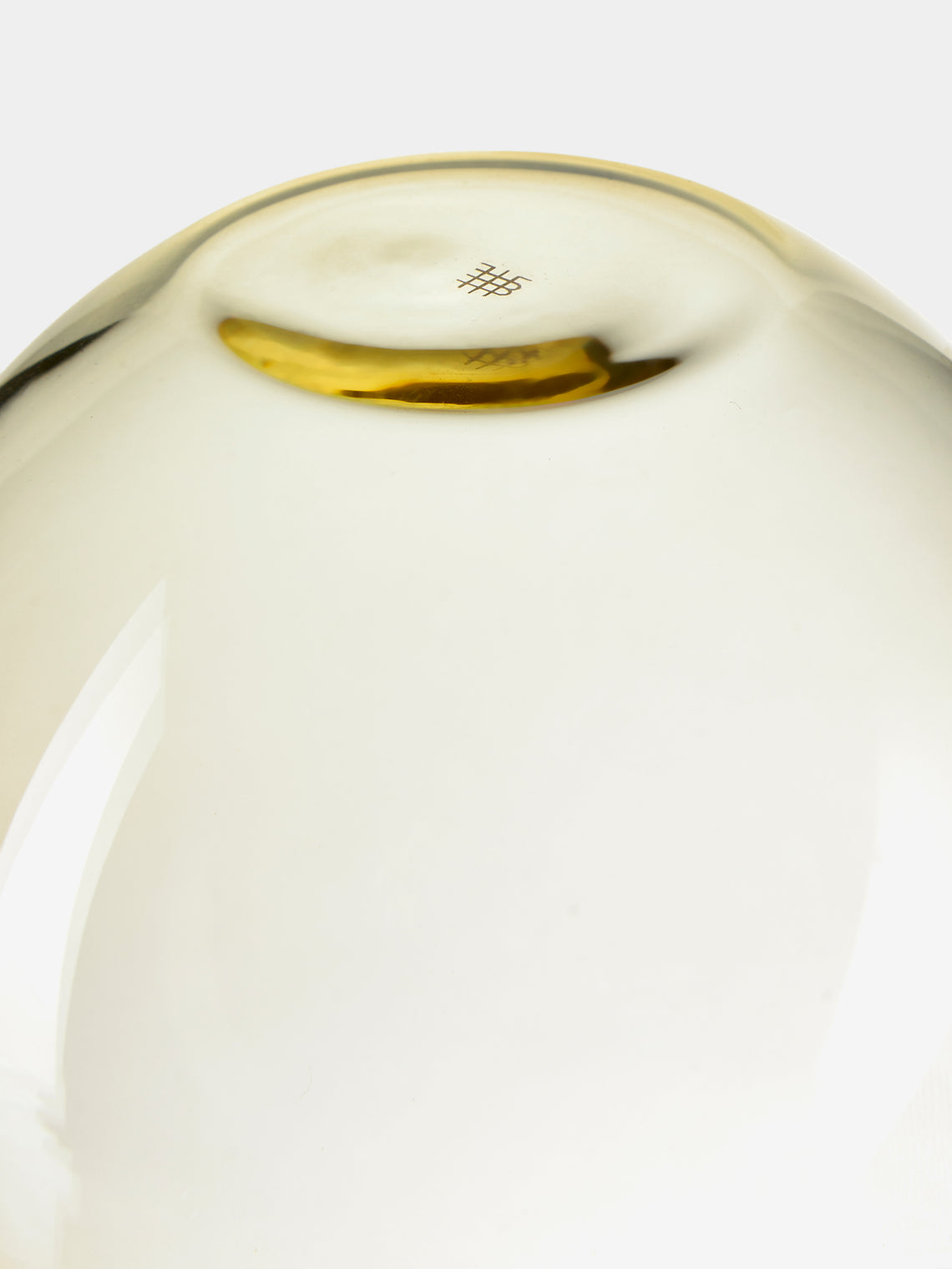 Lobmeyr - BV60 Flower Crystal Bud Vase (4in/10cm) - Yellow - ABASK