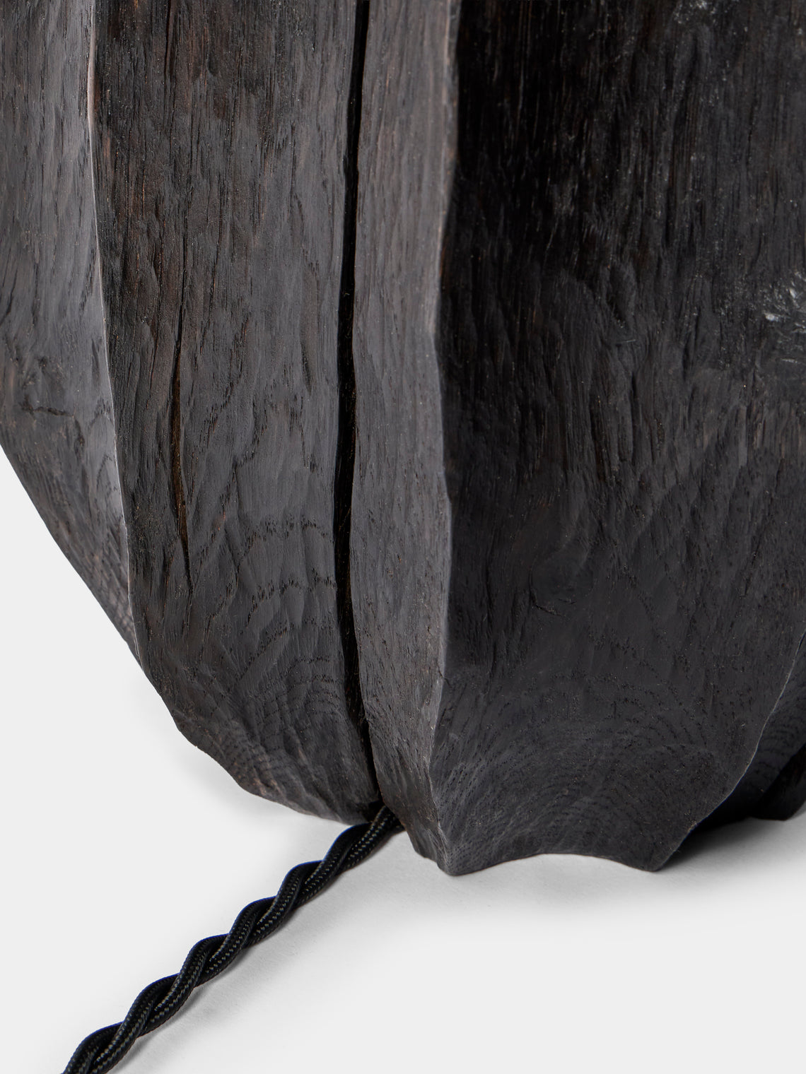 Jamie Gaunt Designs - No. 11 Scorched Oak Table Lamp - Brown - ABASK