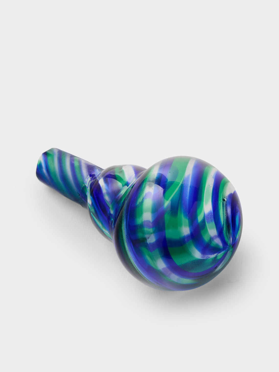 Antique and Vintage - Mid-Century Murano Glass Perfume Bottle - Blue - ABASK