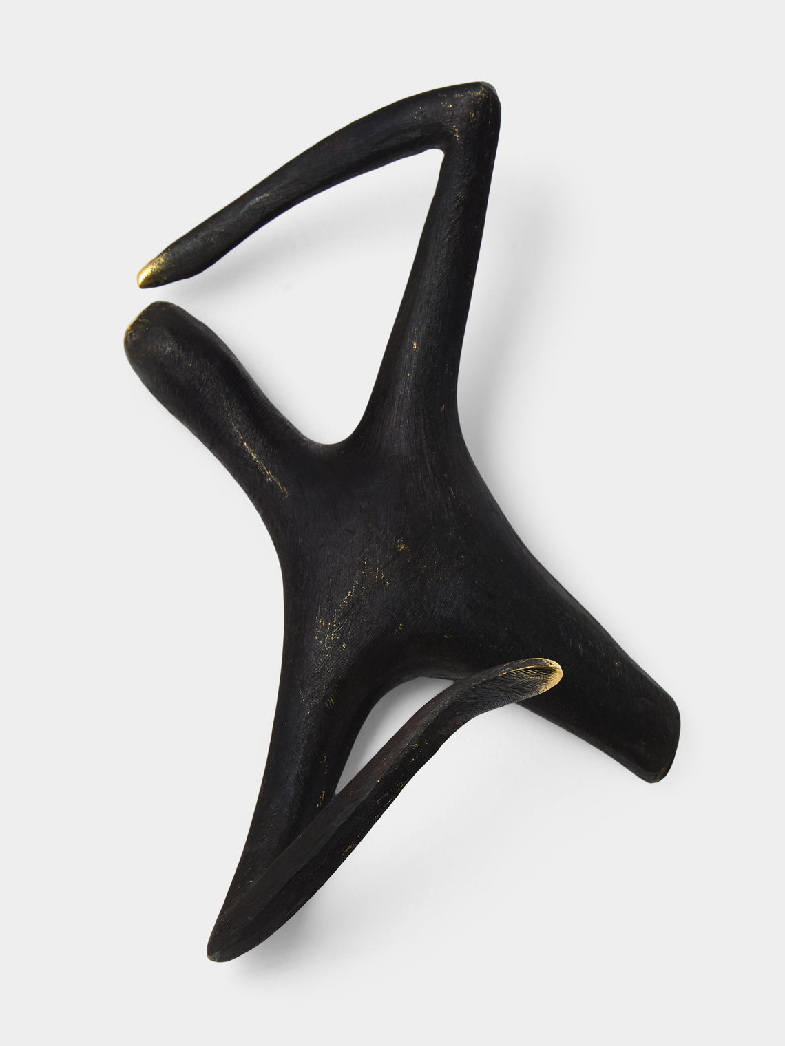Carl Auböck - Optimist Pessimist Brass Sculpture - Black - ABASK