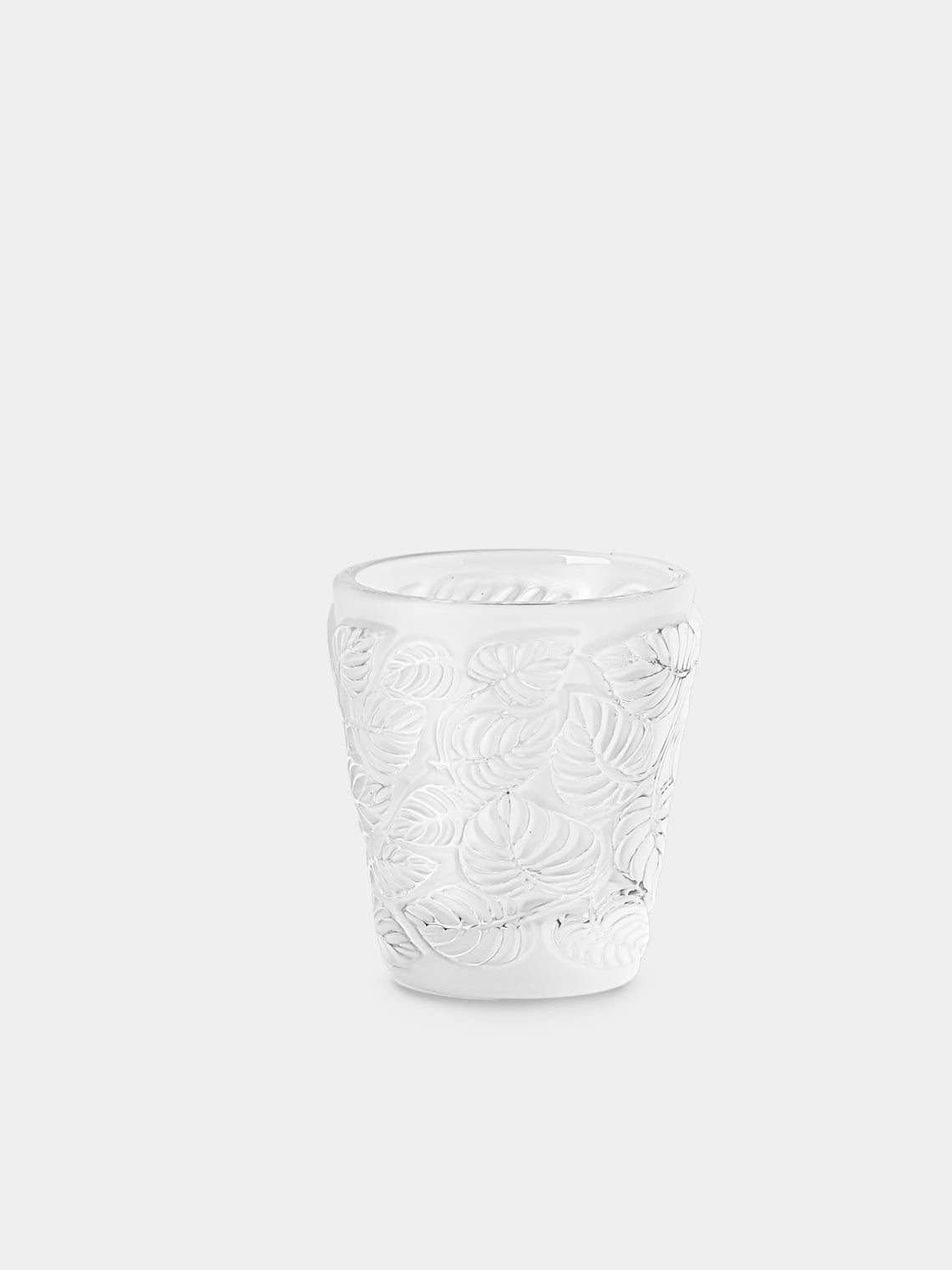 Lalique - Feuilles Crystal Votive - Clear - ABASK