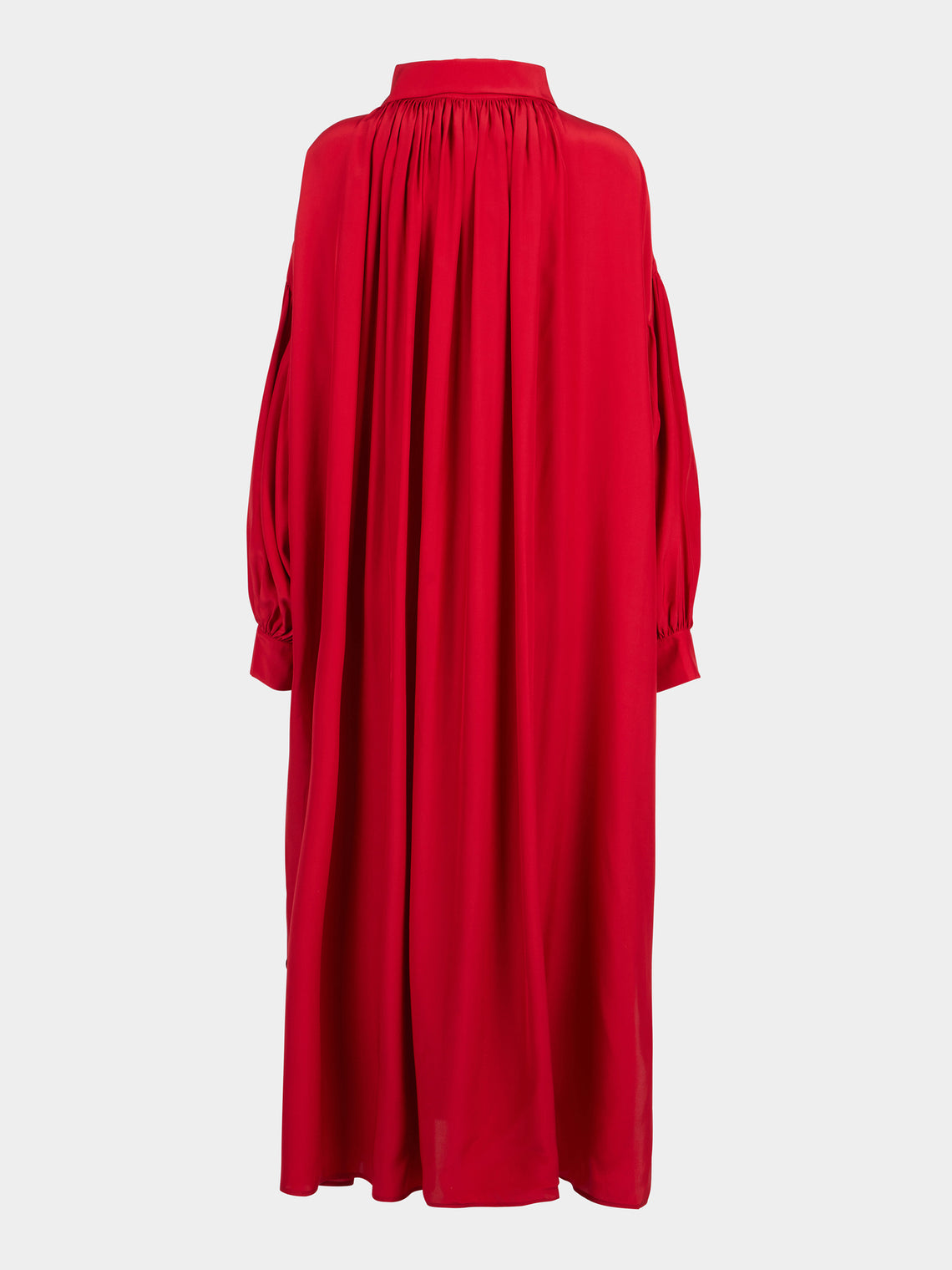 Marta Ferri - Women's Martini Silk Long Dress | Size: S/M - Red - ABASK