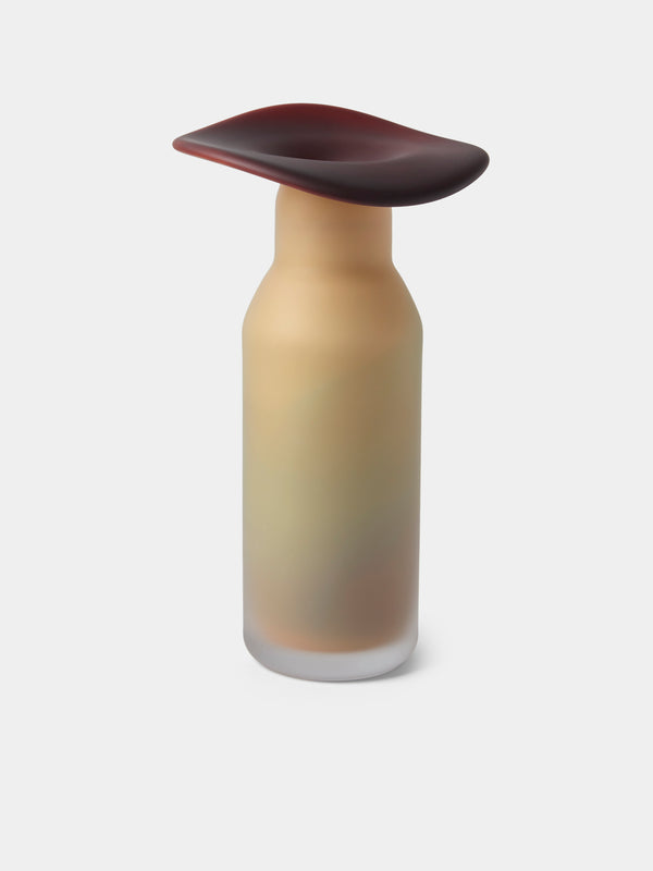 David Valner - Fungus Hand-Blown Glass Vase (17in/43cm) - Multiple - ABASK - 