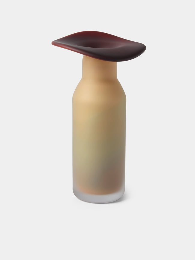 David Valner - Fungus Hand-Blown Glass Vase (17in/43cm) - Multiple - ABASK - 