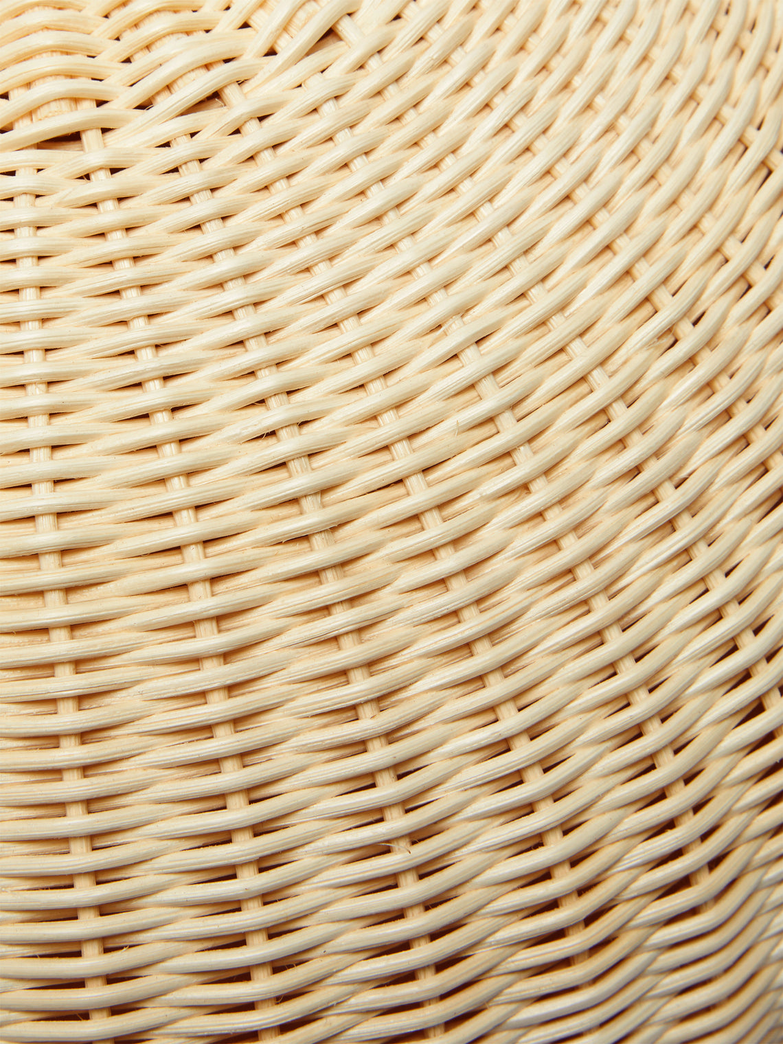 Mila Maurizi - Calla Handwoven Wicker and Wood Domed Cheese Plate -  - ABASK
