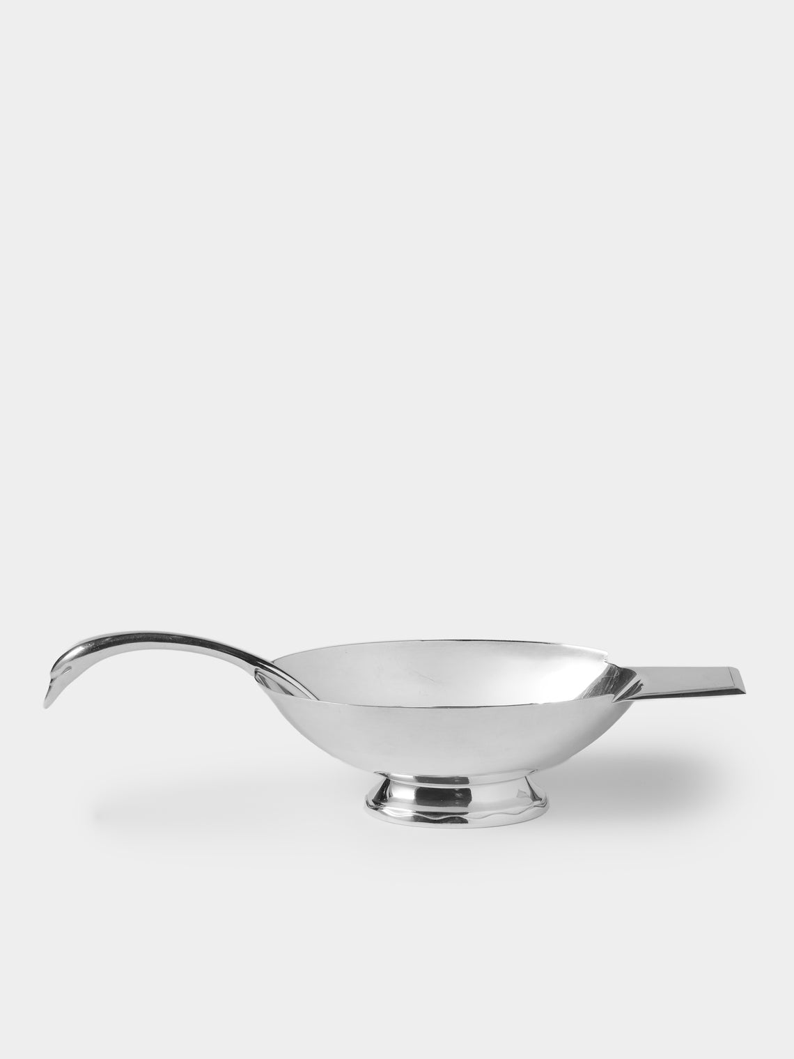 Antique and Vintage - 1960s Christofle Swan Silver-Plated Saucier - Silver - ABASK - 