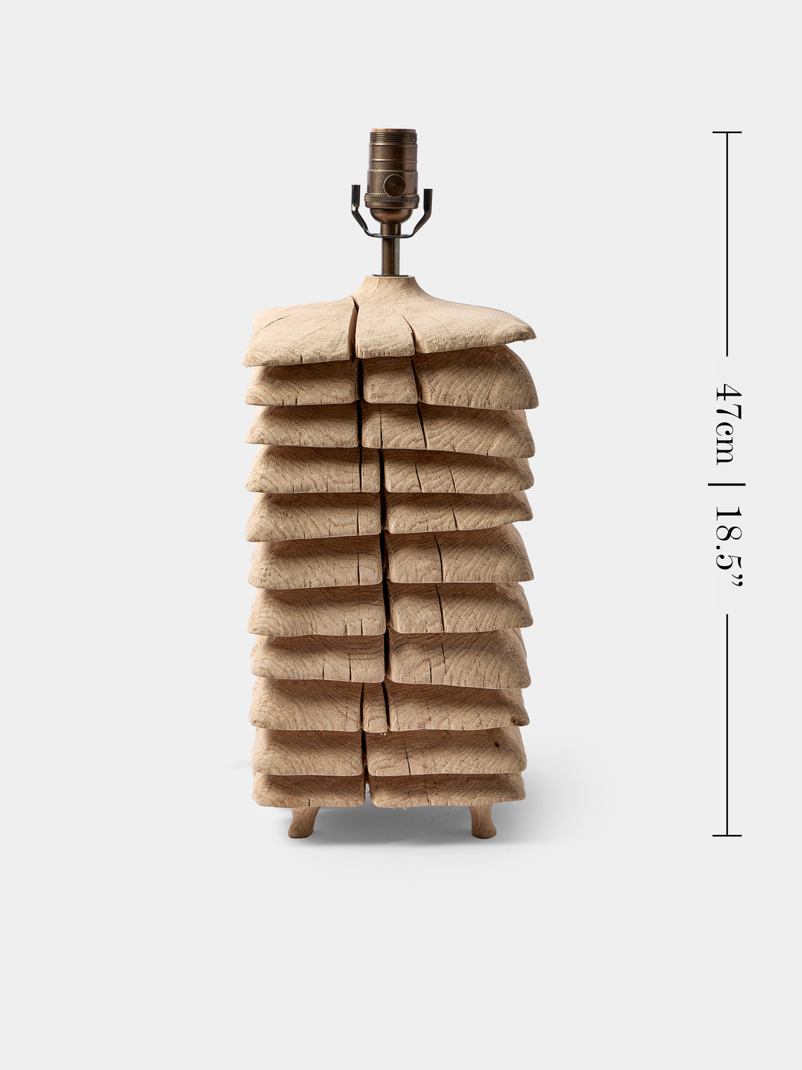 Jamie Gaunt Designs - No. 10 Natural Oak Table Lamp - Natural - ABASK