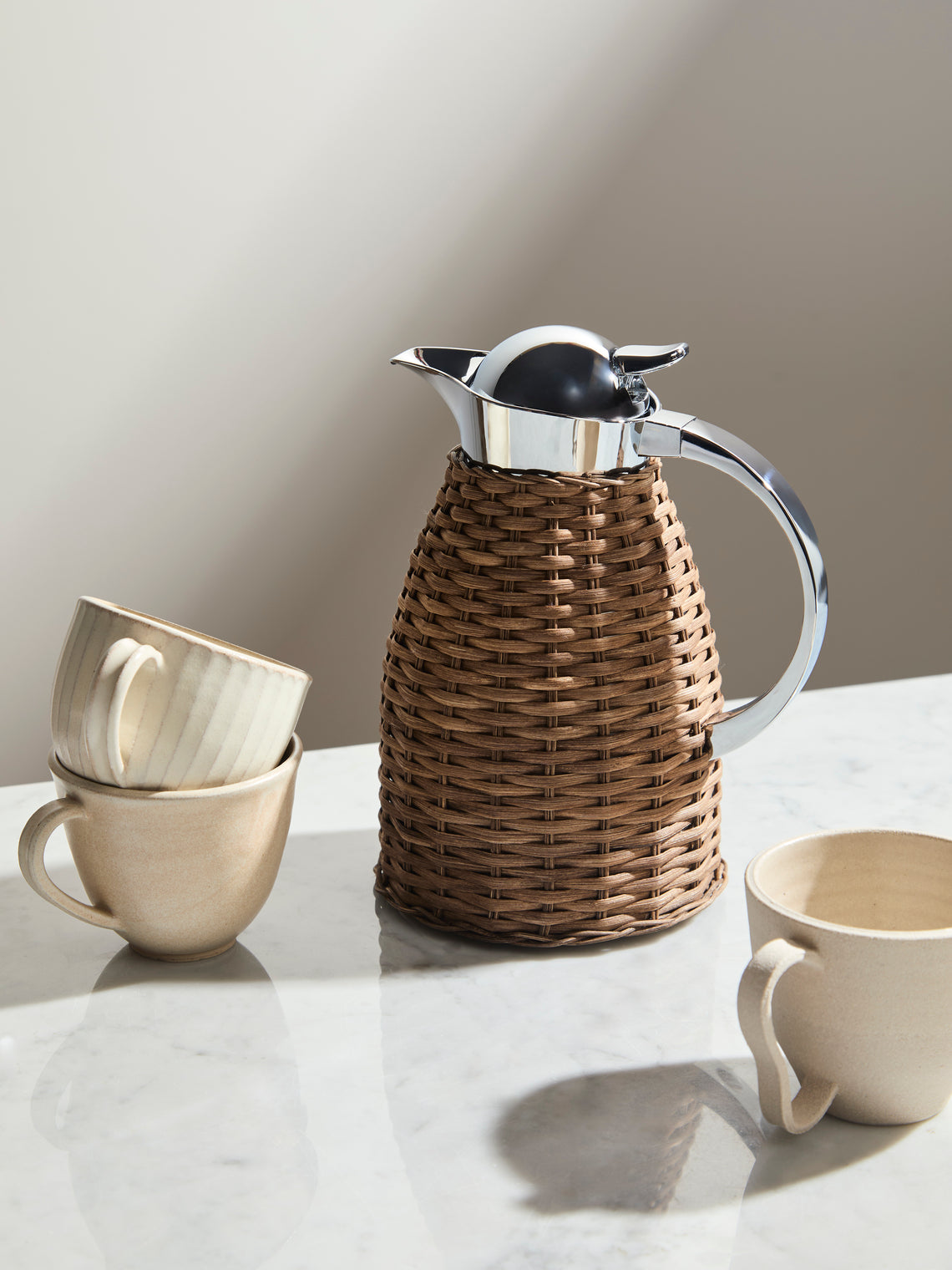 Pigment France - Chantilly Rattan Carafe - Brown - ABASK