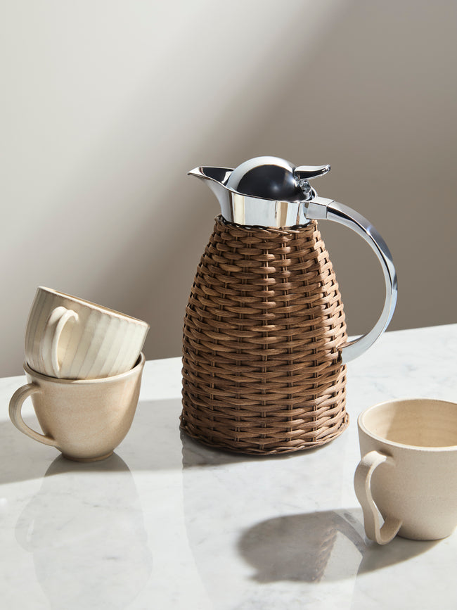 Pigment France - Chantilly Rattan Carafe - Brown - ABASK