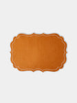 La Gallina Matta - Ninette Linen Placemats (Set of 4) - Brown - ABASK - 