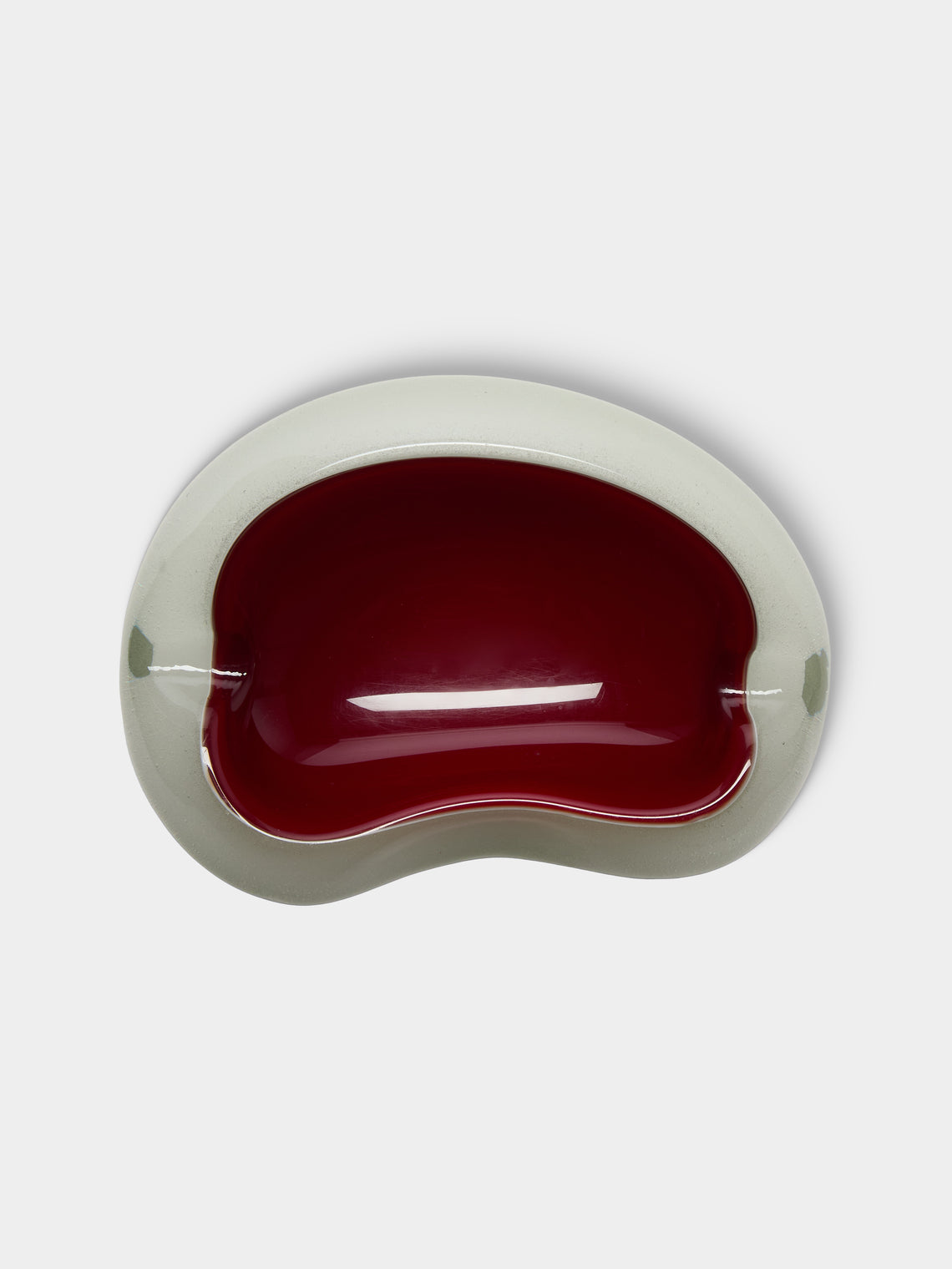 Antique and Vintage - 1950s Seguso Murano Glass Ashtray - Gray - ABASK