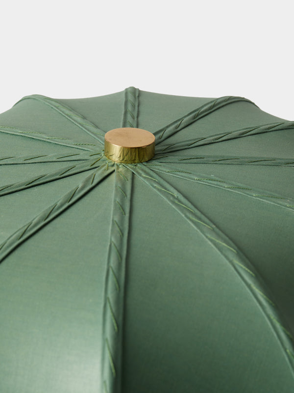 Antique and Vintage - 1940 Josef Frank Model 2466 Lacquer and Brass Table Lamp - Green - ABASK