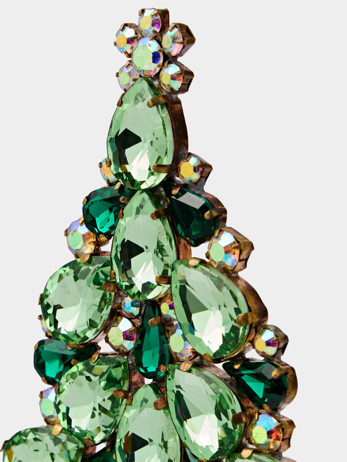 ABASK Decorations - Delightful Czech Crystal Tree - Green - ABASK