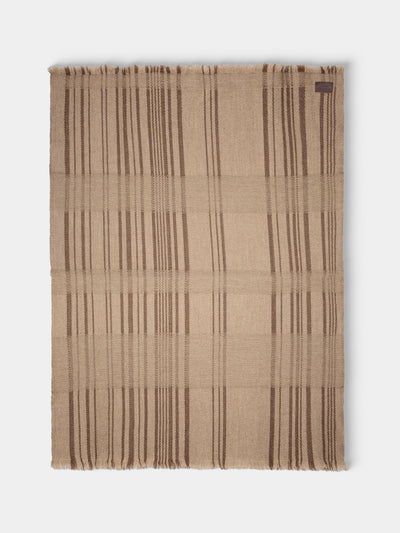 de Le Cuona - Herder Wool Throw (78.5in/2m) - Brown - ABASK - 