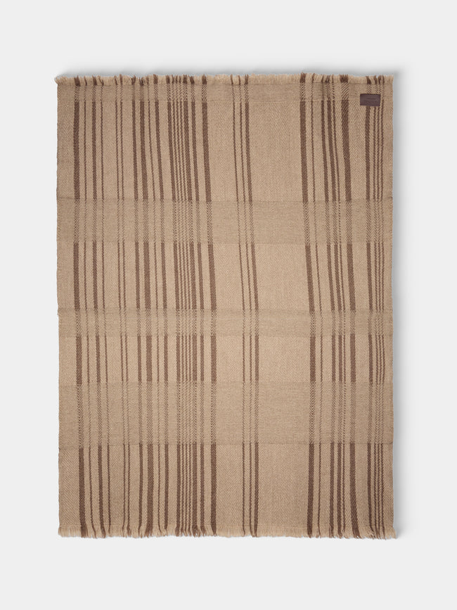 de Le Cuona - Herder Wool Throw (78.5in/2m) - Brown - ABASK - 