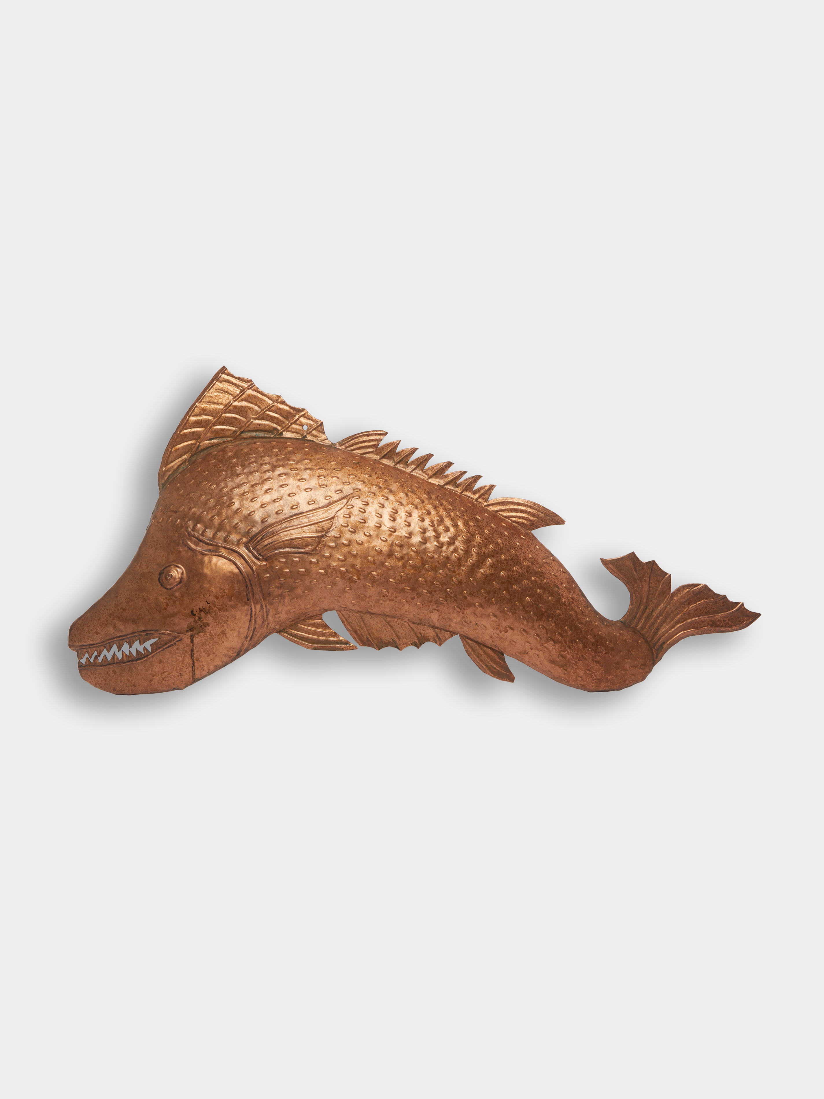 Dopper Fish Metallics 19th-Century Copper Fish by Antique and Vintage | ABASK