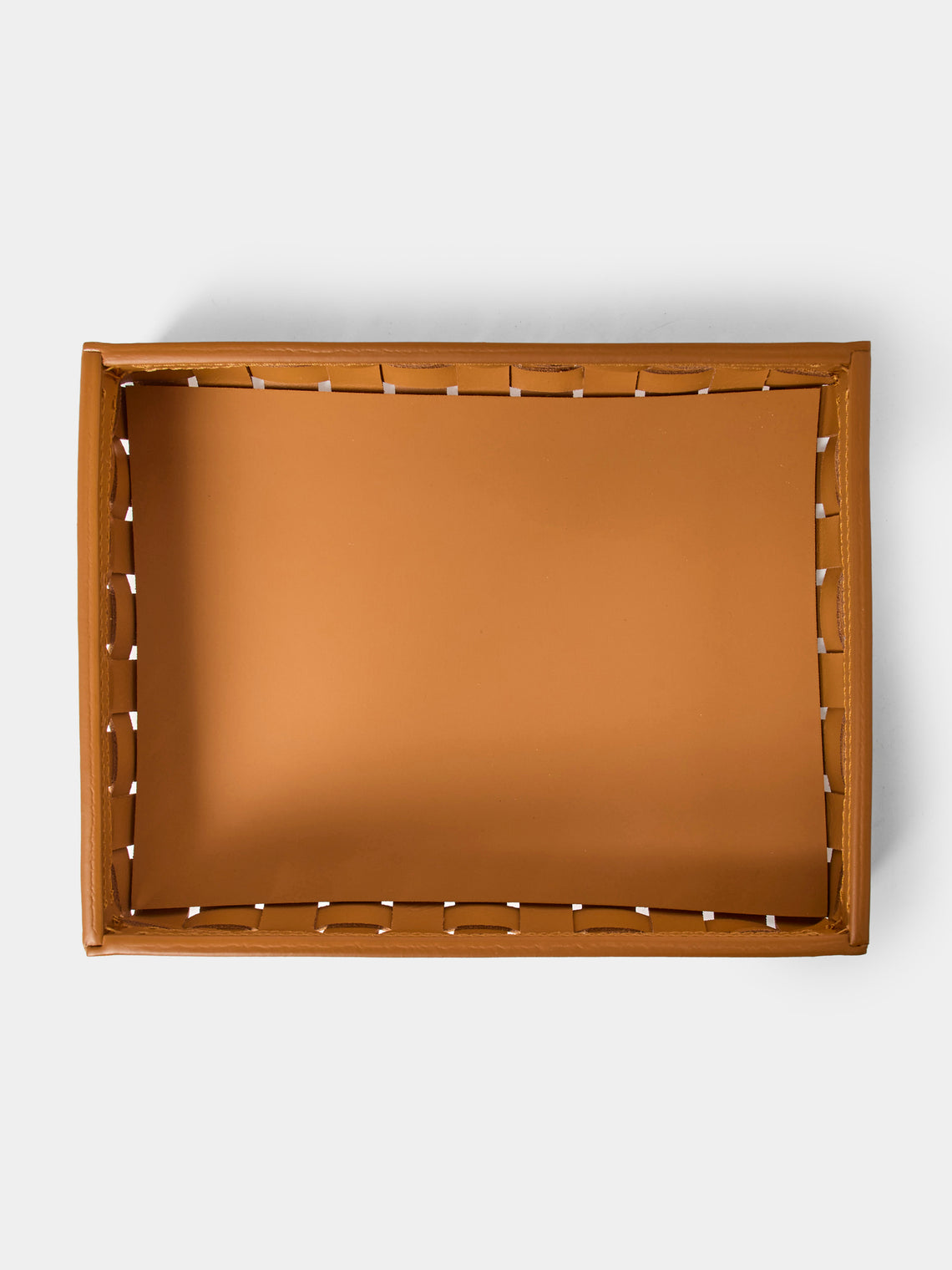 Riviere - Barcelona Water-Resistant Leather Low Basket - Tan - ABASK