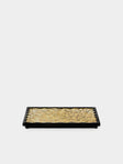 Droulers - Ondine Burnished Brass Tray (10in/25cm) - Brown - ABASK - 