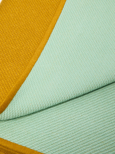 Studio Shamshiri x ABASK - Handwoven Cashmere Double-Faced Large Blanket (118in/3m) -  - ABASK